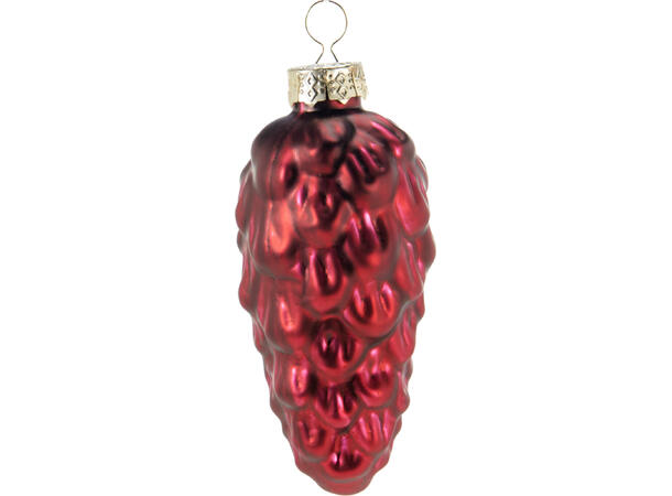 Kongler glass burg 8,6cm 9stk 9 stk i sort gaveeske 