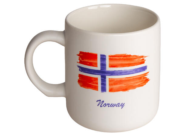 Krus Norgeskart 330ml 8x9cm 200g 