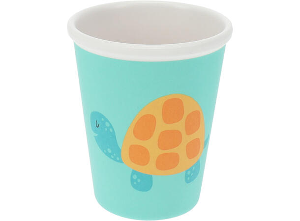 Krus melamin 8x9cm 250ml 4ass Forpk 24stk 