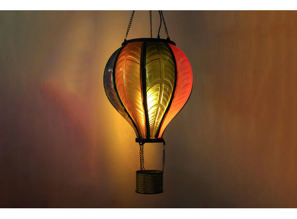 Lampe LED Luftballong 30x30x85cm Solar/solcelledrevet 