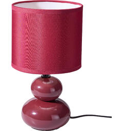 Lampe keramikk burg m/skjerm h:29,5cm Forpk 6stk Lyspære E14 Max 40W