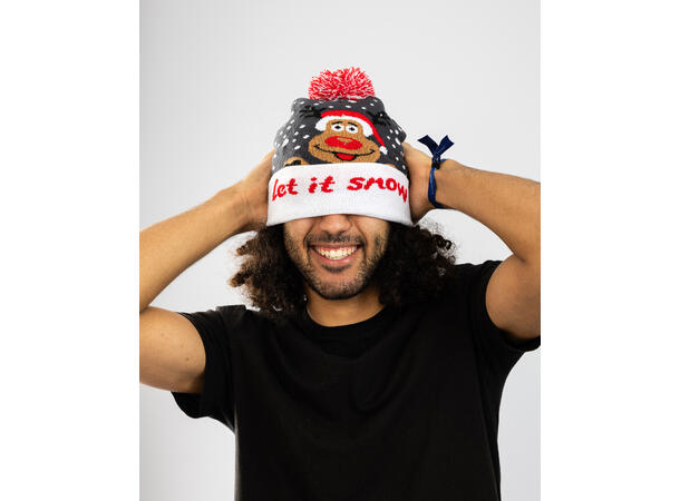 Lue Blå/rød Snow Akryl Onesize m/LED Batteri: CD2032 inkludert 