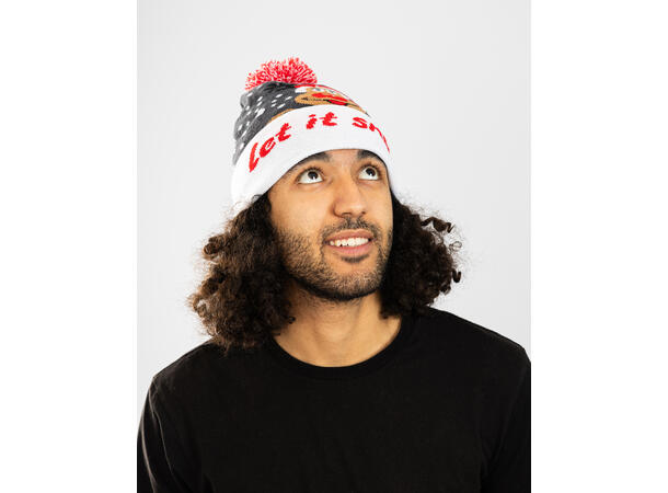 Lue Blå/rød Snow Akryl Onesize m/LED Batteri: CD2032 inkludert 