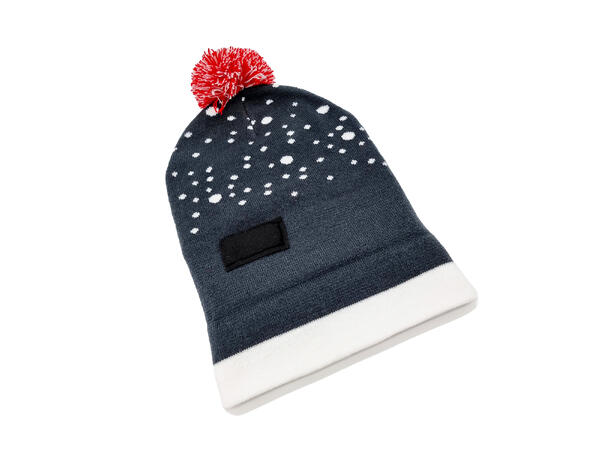 Lue Blå/rød Snow Akryl Onesize m/LED Forpk 6stk Batteri CD2032 inkl 