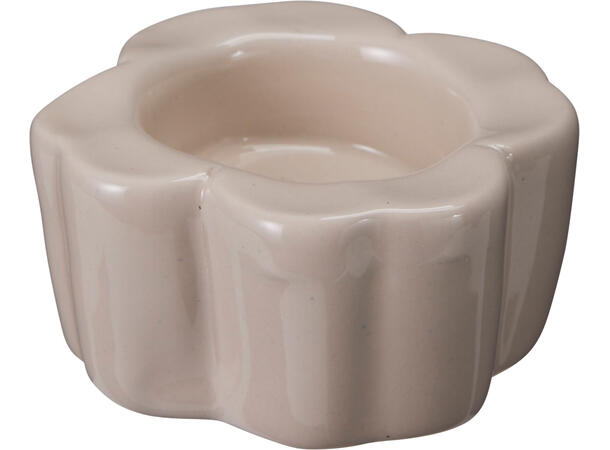 Lysestake blomst pastell 8x4cm 4ass 
