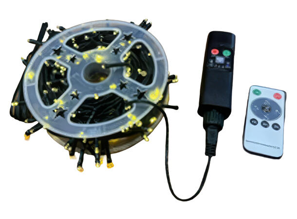 Lyslenke 200 LED USB oppladbar 20m 