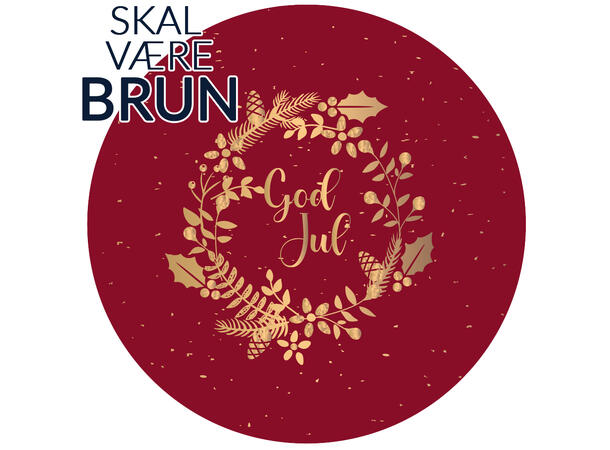 Lyslykt LED Julekrans brun rund 15cm Batteri: AAx2 Timer 6/18t 15 ledpærer 