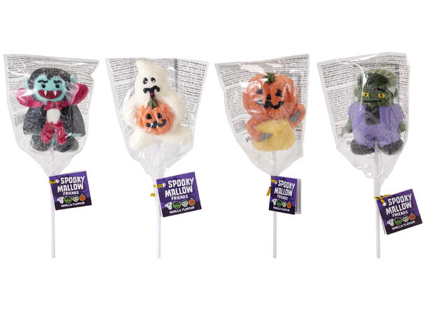 Marshmallow Halloween spooky venner 4ass 
