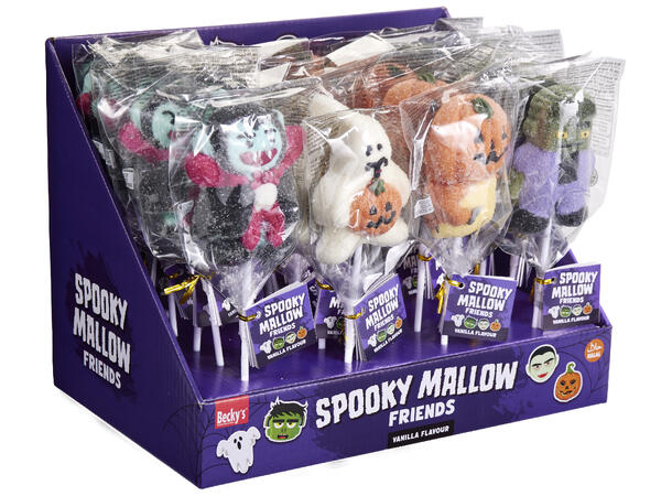 Marshmallow Halloween spooky venner 4ass 
