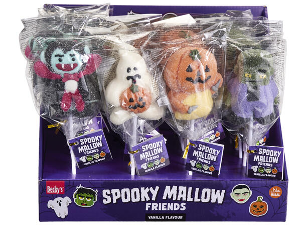 Marshmallow Halloween spooky venner 4ass 