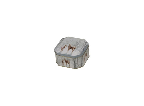 Metallboks Bambi 10x10x5,5cm Næringsmiddelsgodkjent 