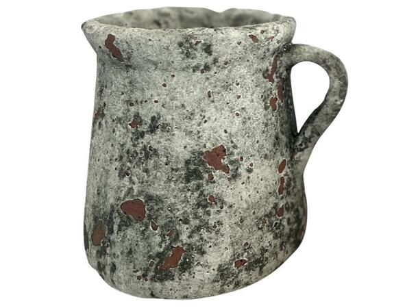 Mugge vase grå sement 18,5x16x18,5 cm 