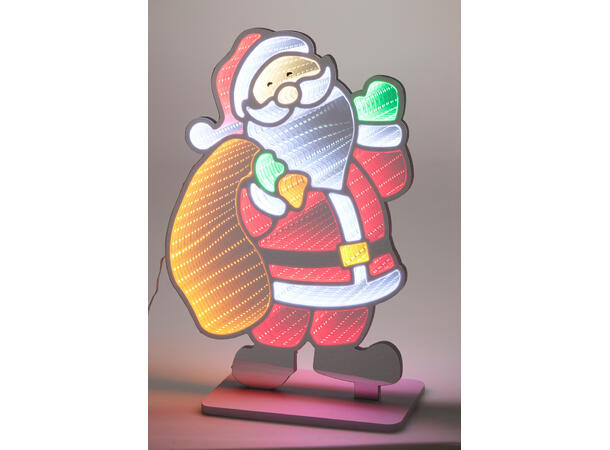 Nisse snømann 45-50cm LED 2ass 12V adapter Timer 6/18t 