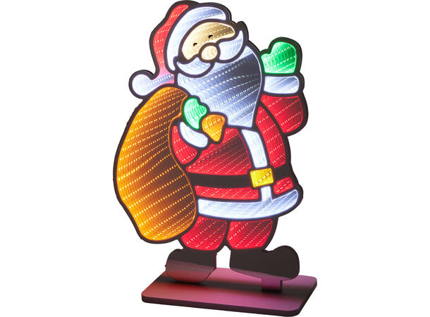 Nisse snømann 45-50cm LED 2ass 12V adapter Timer 6/18t 