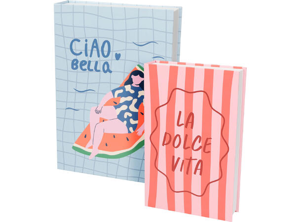 Oppbevaringsboks 31x21x627x17x5cm 2stk 3ass 