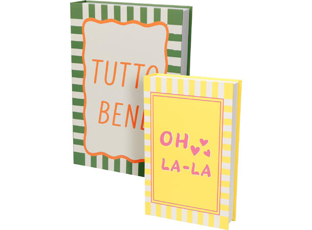 Oppbevaringsboks 31x21x627x17x5cm 2stk 