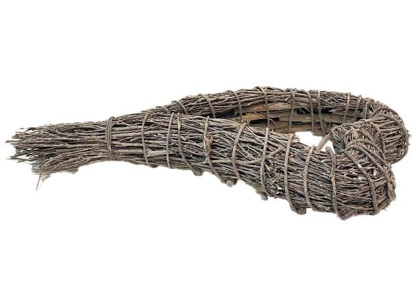 Plantehjerte flettet bambus 65x30x10cm 