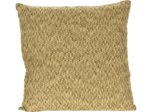 Pute 45x45cm kaki chenille m/glidelås Polyester m/350gram fyll 
