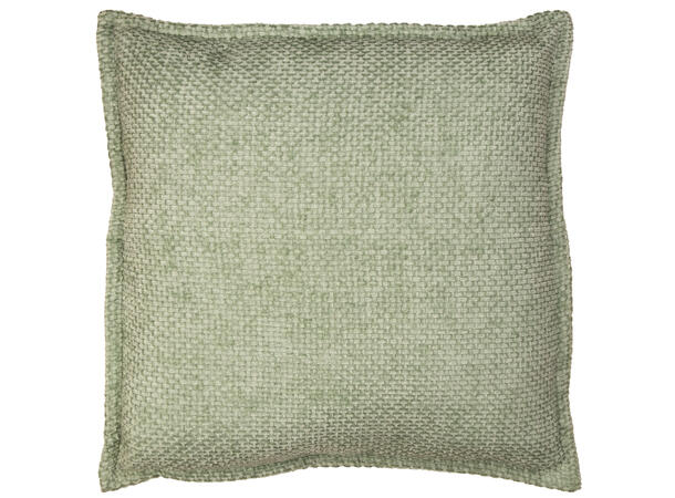 Putetrekk vevd cord lys grønn 45x45cm 100 % Polyester 