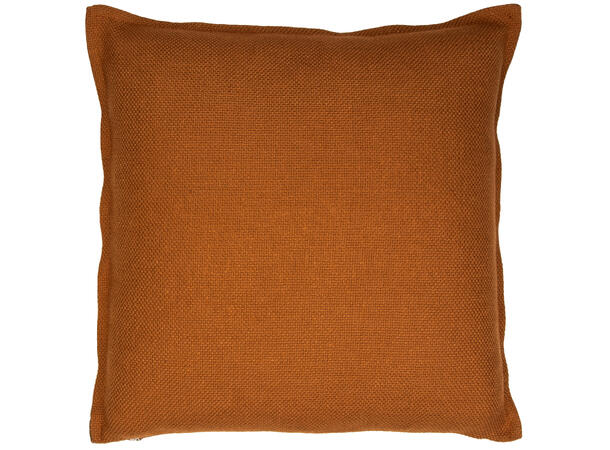 Putetrekk vevd ensfarget cognac 45x45cm 