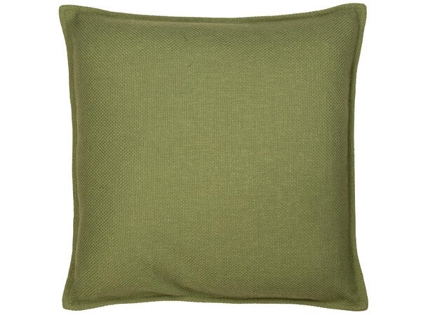 Putetrekk vevd ensfarget grønn 45x45cm 