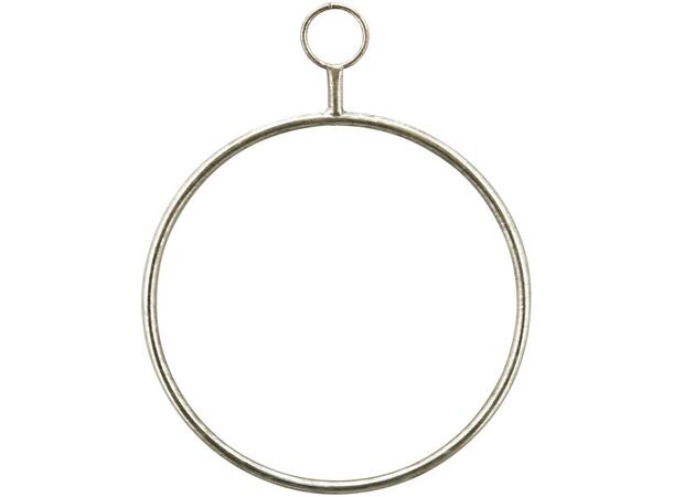Ring henge sølv metall 83x1x93,5 cm 