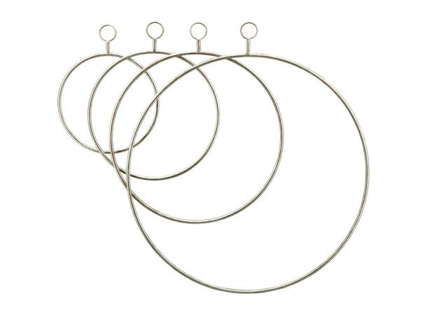 Ring henge sølv metall 83x1x93,5 cm 