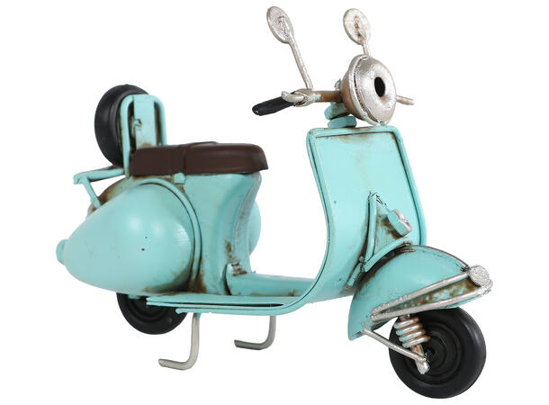 Scooter retro metall 11,5x5x8cm 4ass 