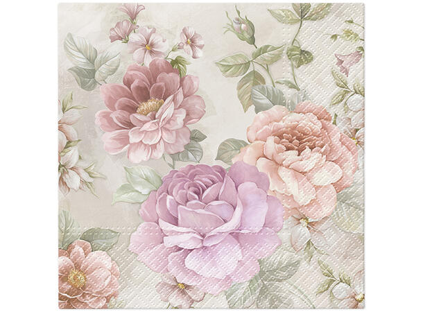 Serviett Memory of Summer Lunsjserviett 20 stk 3-lags 33x33cm 
