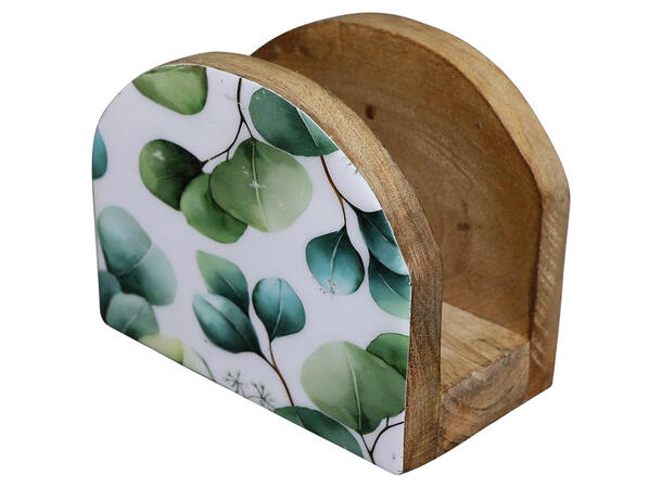 Serviettholder eukalyptus tre 15x7x12cm 