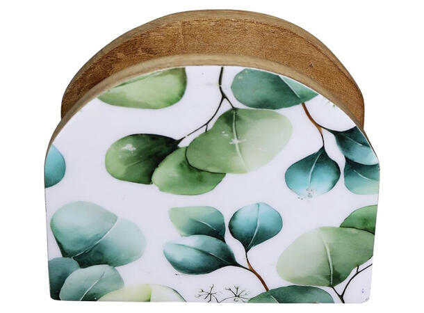 Serviettholder eukalyptus tre 15x7x12cm 