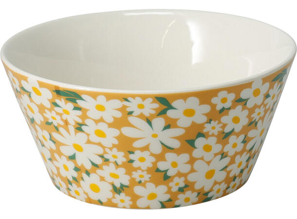 Skål blomsterdesign 380ml 14cm 4ass Forpakn.8stk 