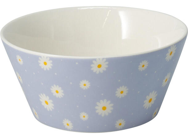 Skål blomsterdesign 380ml 14cm 4ass 