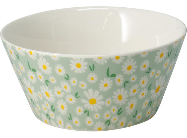 Skål blomsterdesign 380ml 14cm 4ass 