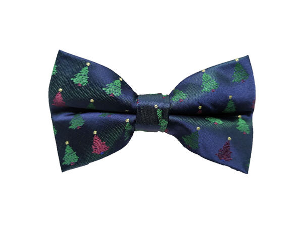 Sløyfe blå m/juletre voksen Pakket i gaveeske 