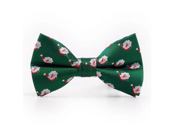 Sløyfe grønn m/nisse voksen Pakket i gaveeske 