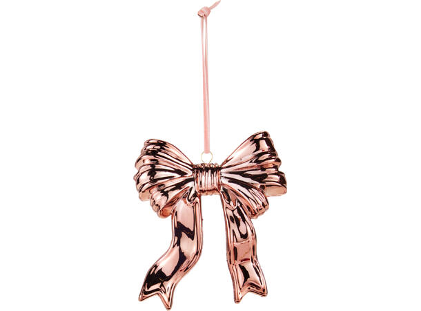 Sløyfe rød burgunder akryl PE 9x9,5cm Display 48stk 