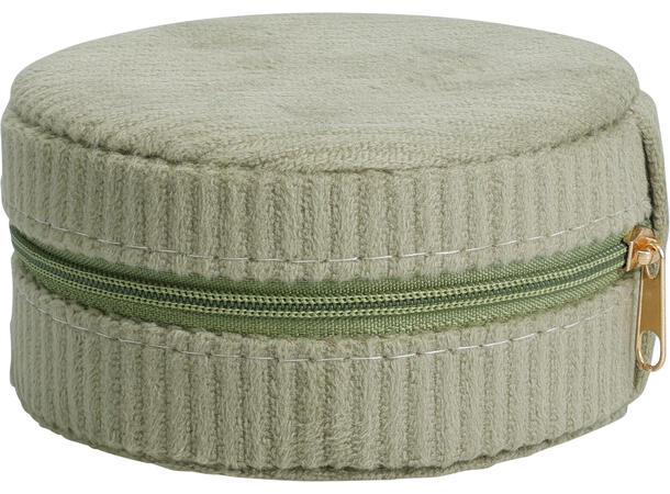 Smykkeskrin 9, 5x5, 5cm 11x9x5,5cm 6ass Offwhite, rosa, grønn 