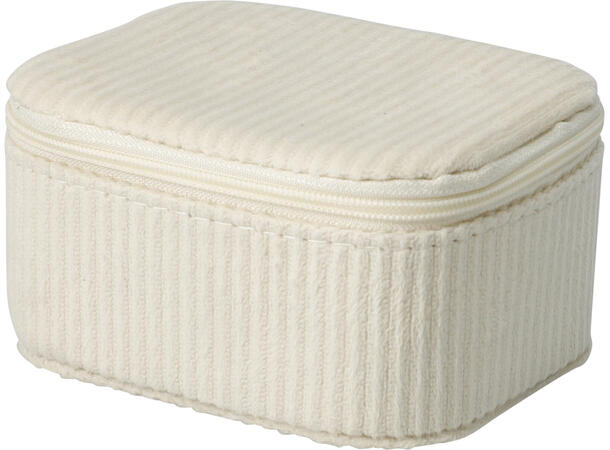 Smykkeskrin 9, 5x5, 5cm 11x9x5,5cm 6ass Offwhite, rosa, grønn 