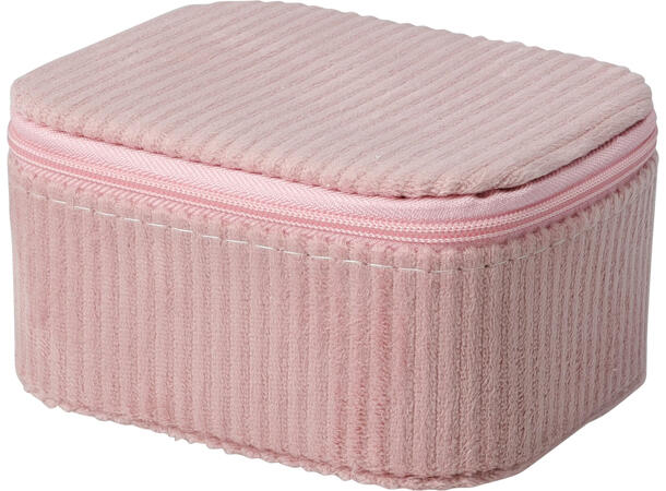 Smykkeskrin 9, 5x5, 5cm 11x9x5,5cm 6ass Offwhite, rosa, grønn 