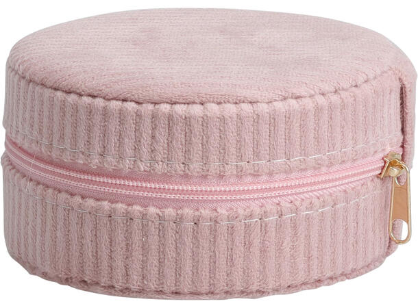 Smykkeskrin 9, 5x5, 5cm 11x9x5,5cm 6ass Offwhite, rosa, grønn 