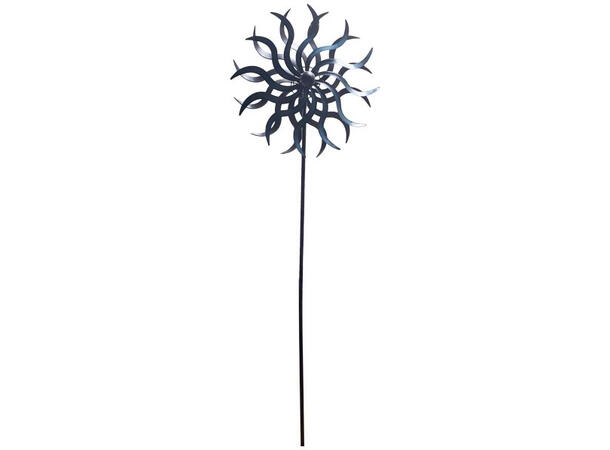 Vindspill antikkblå metall 35x16x184cm Forpakning 3stk 