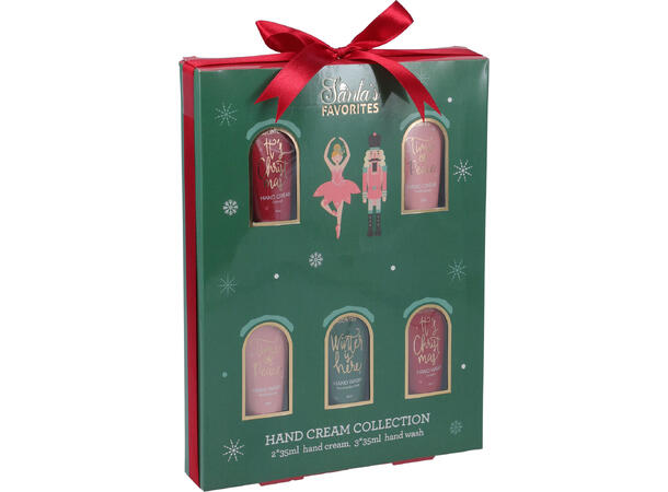 Badesett 5 deler 2 krem 3 såpe á 35ml 