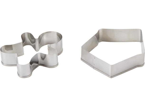 Bakesett Slikkepott m/kakeform 2ass 2 deler Slikkepott 26cm m/pepperkakeform 