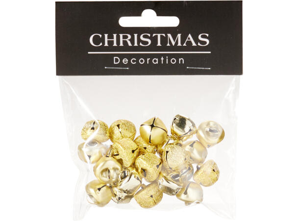 Bjelle metall Rød Gull Sølv ass variant Display 54stk 