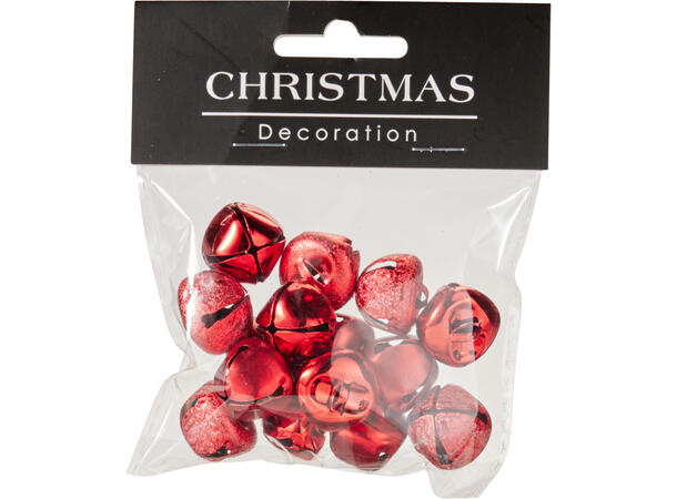 Bjelle metall Rød Gull Sølv ass variant Display 54stk 