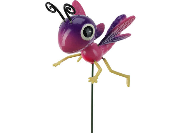 Blomsterpinne insekter PP 62cm 6ass Selges kun forpakning 36ass 