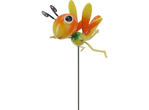Blomsterpinne insekter PP 62cm 6ass Selges kun forpakning 36ass 