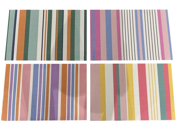 Dekkebrikke vevd polyester 45x30cm 4ass Vekt:75gram 