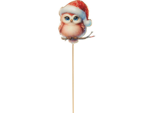 Dekorpinne julemotiv metall 30cm 8ass Display 48stk 